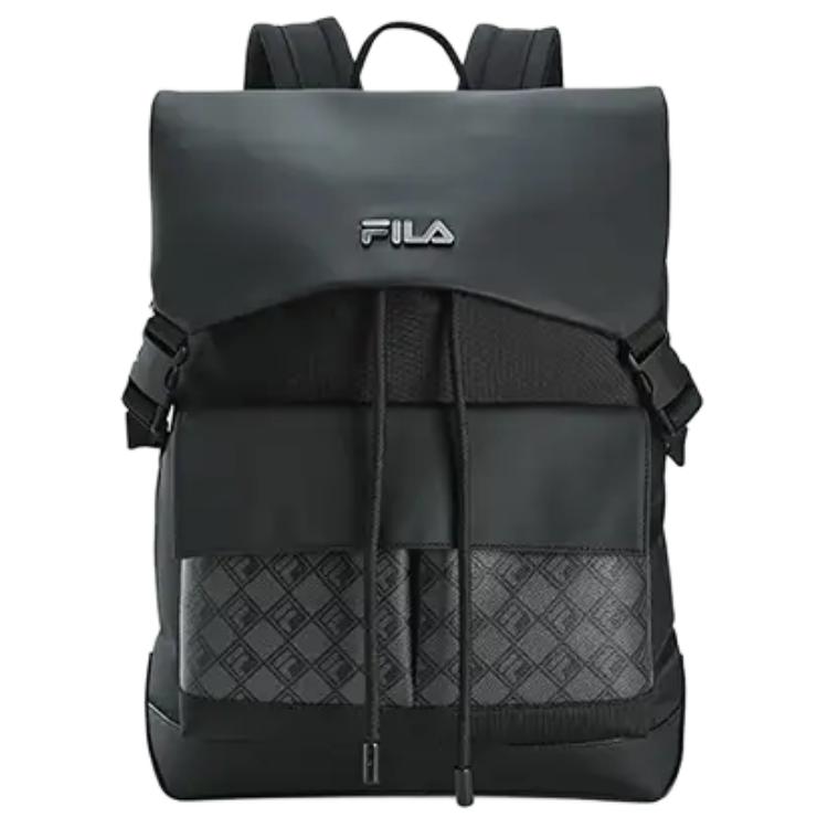 New FILA HERITAGE Fabric Backpack Unisex Black F13M448105FBK