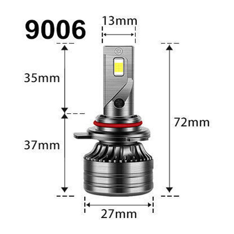 2Pcs LED Car Headlight H4 H7 H1 H8 H9 H11 9005 9006 HB4 6000K 50000LM Auto LED Lamp