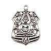 Buddha Statues Charms Multi Color Alloy Pendants For Spiritual Zen Jewelry Making