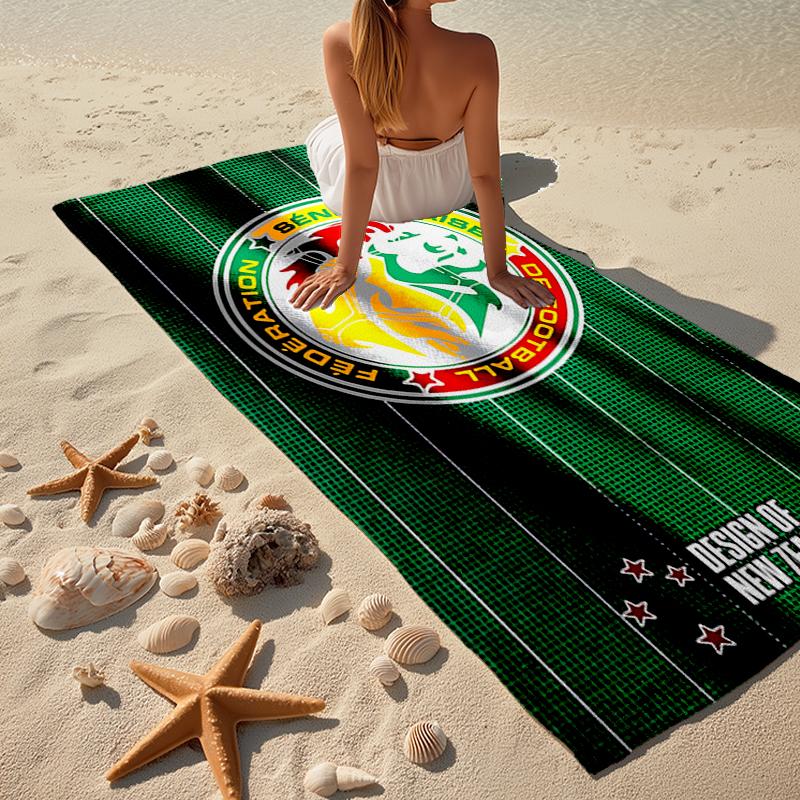 Senegal Fashion Beach Towel: Ideal for Summer Adventures Soft, Absorbent and Quick Drying Suitable for Swimming and Bathing