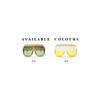 Newest Luxury Glamour Women Sunglasses Designer Oversize Flip Up Sun Glasses Female Candy Square Shades