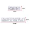 SQOB1 For Peugeot 5008 GT Car 3D Metal Letters Logo Badge Decals Sticker Car Auto Rear Trunk Alphabet Emblem Styling Stickers