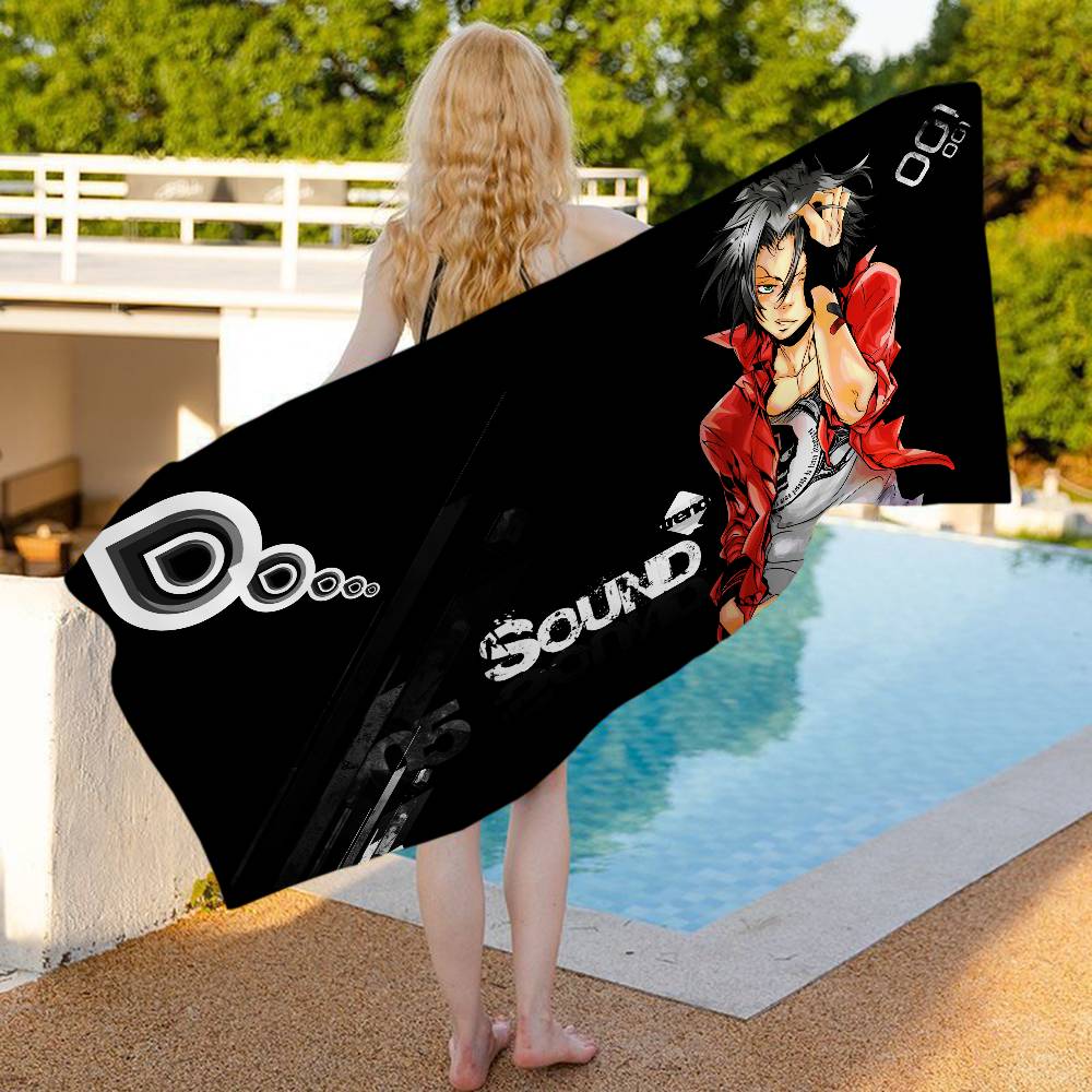 Popular Anime H-Hitman Reborn Beach Towel Colorful Bath Towels For Girl Microfiber Quick Dry Sand Free Beach Spa Gym Pool