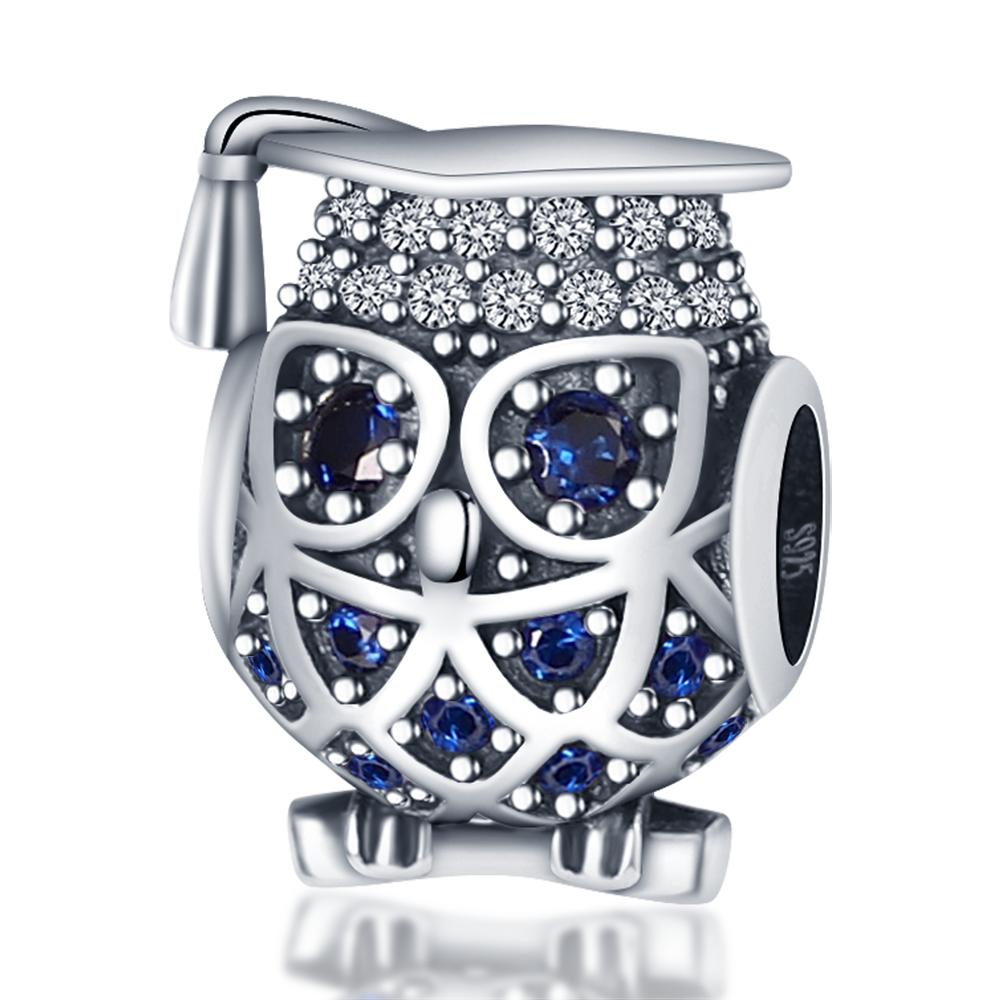 Qikaola Classic Cute Elephant Charms Beads Fit Original  Bracelet Real Silver Color Pendant DIY Jewelry