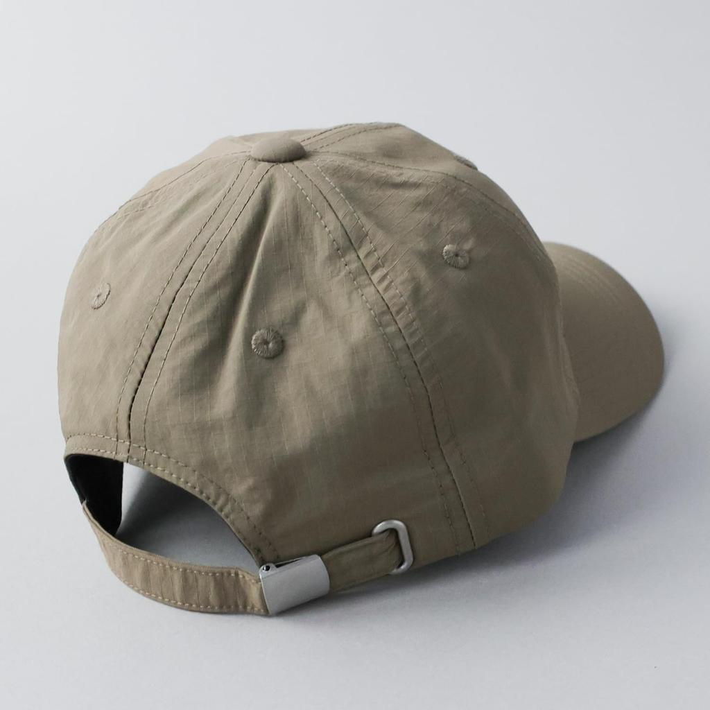 Avirex Original Ripstop Military Low Cap Baseball Cap Nylon Cap Cotton Cap Polo Cap Full Cap RIPSTOP Khaki Size M Men's 6-Panel