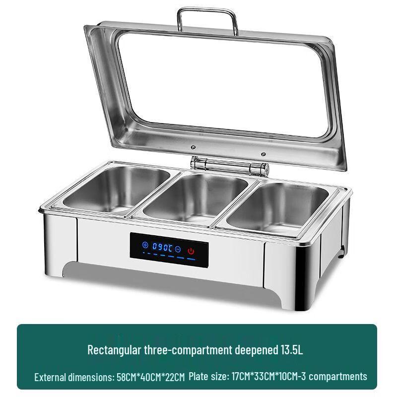 Jiakangming Electric Stainless Steel Buffet Food Warmer Set