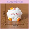 Resin Cute Cat Figure With Cartoon Design For Car Desk Decor And Gift Idea