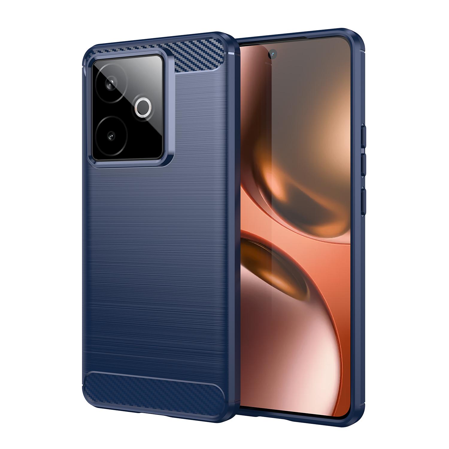 

For Realme GT7 case For Case for Realme GT7 Cover TPU soft case Carbon Fiber Shockproof Soft Silicone Back Case For Realme GT 7T Realme GT 7T синий