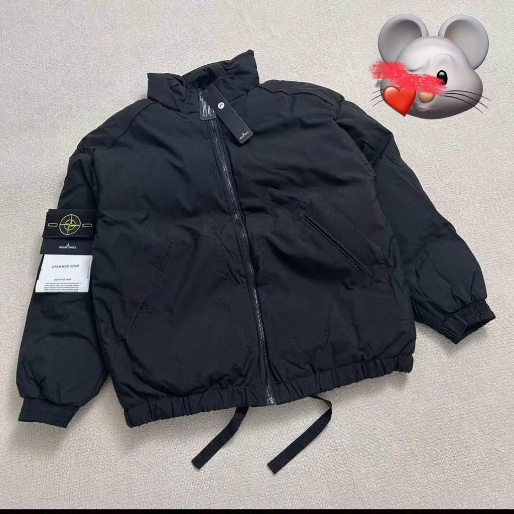 2025 Hongkonský štýl Hrubá bavlnená bunda - Unisex Tmavosivá Zimná vrchná bunda