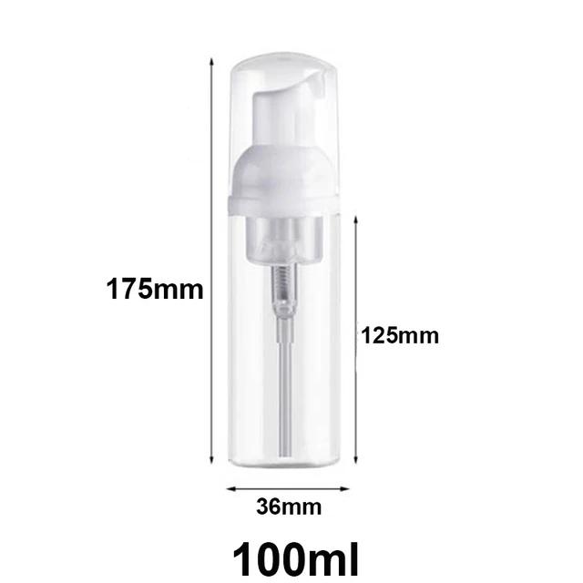 2Pcs 30ml 50ml 60ml 100ml Plastic Foam Pump Bottle Empty Face Eyelashes Cosmetic Bottle Cleaner Soap Dispenser Foam Bottle