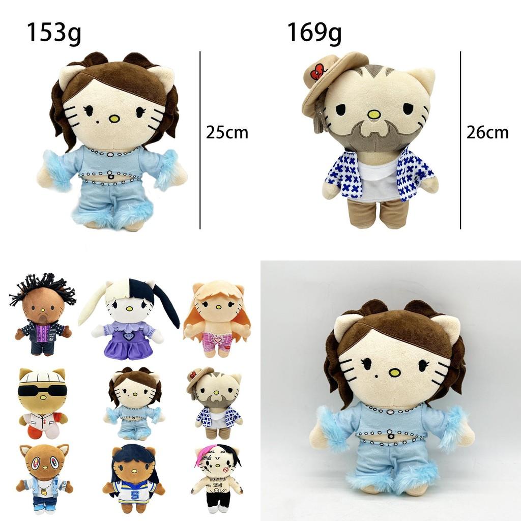 Plush Toy Cat  Dressed   Wear Clothes Stuffed Dolls Cute Gifts