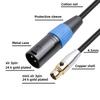XLR Male to   XLR Female Cable Professional 3 Pin XLR Cable Adapter for Camera Mixer Microphone Recorder