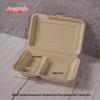 Jingqingfu Degradable Double-Compartment Disposable Takeout Food Container