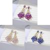 Vintage Crystal Water Drop Earrings For Women With Long Tassels For Wedding And Party Wear