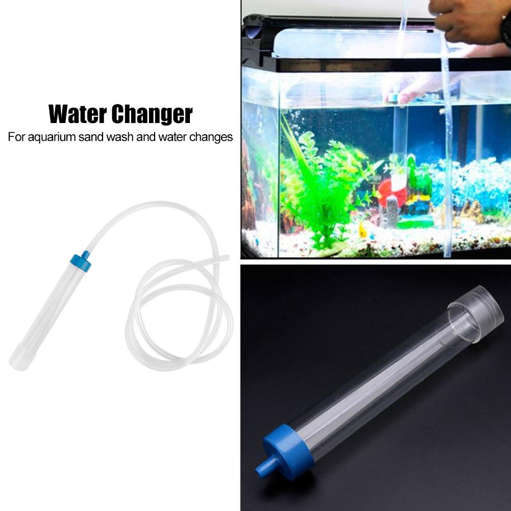 Plastic Manual Hand Operation Sand Washing Machine Water Changer Cleaning  for Fish Tank Aquarium