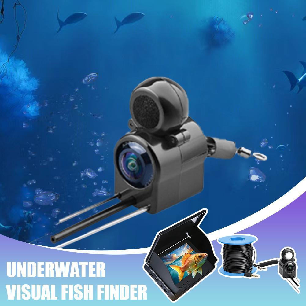 Portable Fish Depth Finder Underwater Camera 1080p 4.3 Inch LCD HD Fish Finder Fishing Camera With Night Vision