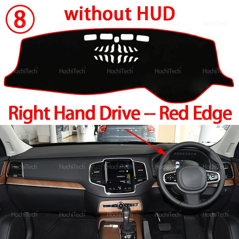 

Dashboard Cover Pad Car Liner Anti-UV Mat Sunshade Dashmat Carpet Dash for Volvo XC90 XC 90 XC-90 Second Generation T8 2015-2021