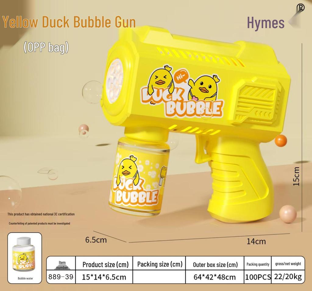Gatling Bubble Gun: Automatic Electric Handheld Bubble Maker for Kids