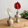 26" Real Touch Anthuriums Plant Artificial Tropical Flower with Long Stem Faux Floral Arrangement for DIY Vase Table Centerpiece Home Office Wedding