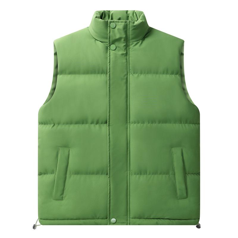 

Winter Solid Color Vest Men s Handsome Trendy Couple Thermal Vest Youth Cotton Casual Jacket Men 7XL