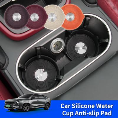 Waterproof Car Coaster Silicone Anti-slip Mat Interior Accessories For Volvo S60 XC60 XC90 S60 V40 V50 V60 XC40 V70 V90 S90