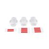 DIYUCAR Car Air Conditioning Knob Button Cover Air Conditioning Knob Button Trim Cover Interior
