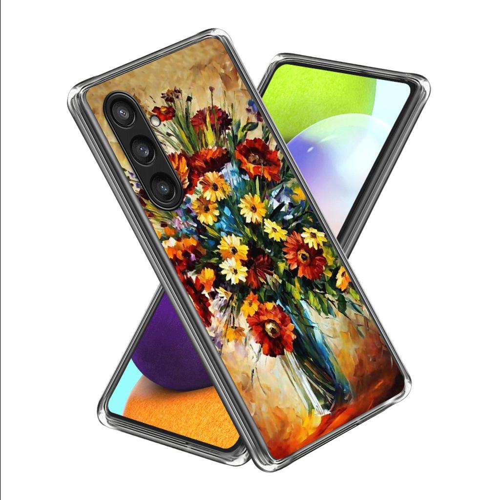 For Samsung Galaxy S24 TPU Case Pattern Printed Soft Slim Phone Cover