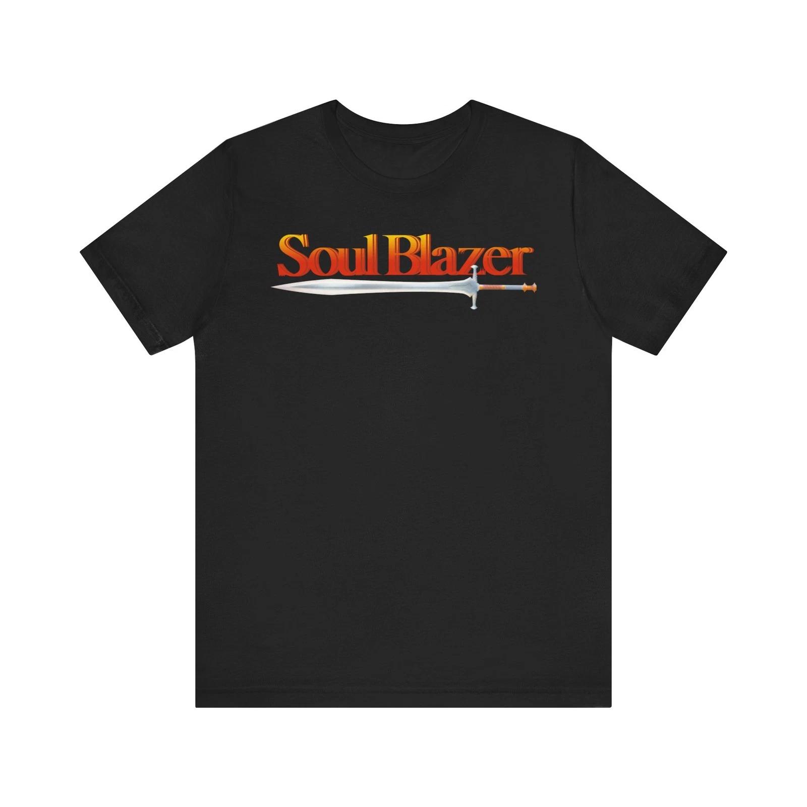Soul Blazer SNES Retro Style 90 s Video Game Pixel Art Unisex 100% Cotton T-shirt Mens Womens Tees Top M