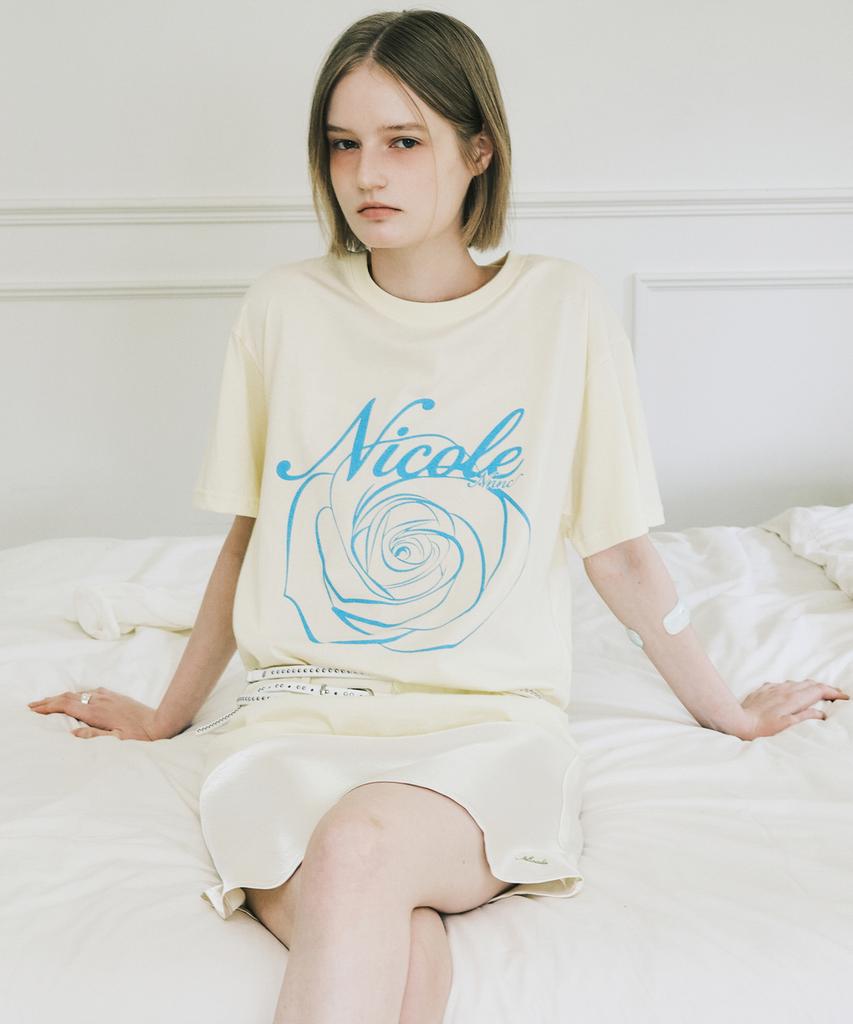 Nigaennikol Nicole Rose Sleeve Top_Yellow Blue