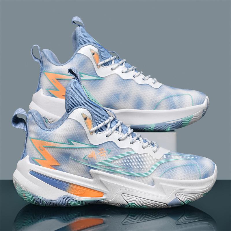 Spring High-Quality Basketball Shoes Professional Actual Basketball Shoes Cushioning Youth Men'S And Women'S Non-Slip And Wear-Resistant Sports Shoes