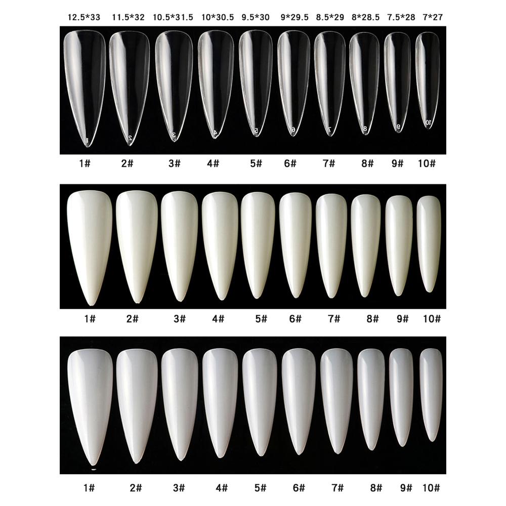 Half Cover Full Cover Detachable Oval False Nails French Fake Nails Nail Art Tips Manicure