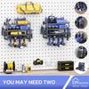 3/4 Layers Wall Mounted Electric Tool Storage Rack Heavy-duty Floating Tool Rack Handheld Electric Drill Metal Storage Rack
