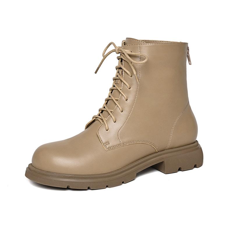 

Обувь Zhengyu Кожаные ботинки Мартина Женские ботинки Повседневные короткие ботинки Кожаные ботинки Ботильоны челси из кожи высшего качества Обувная фабрика 39