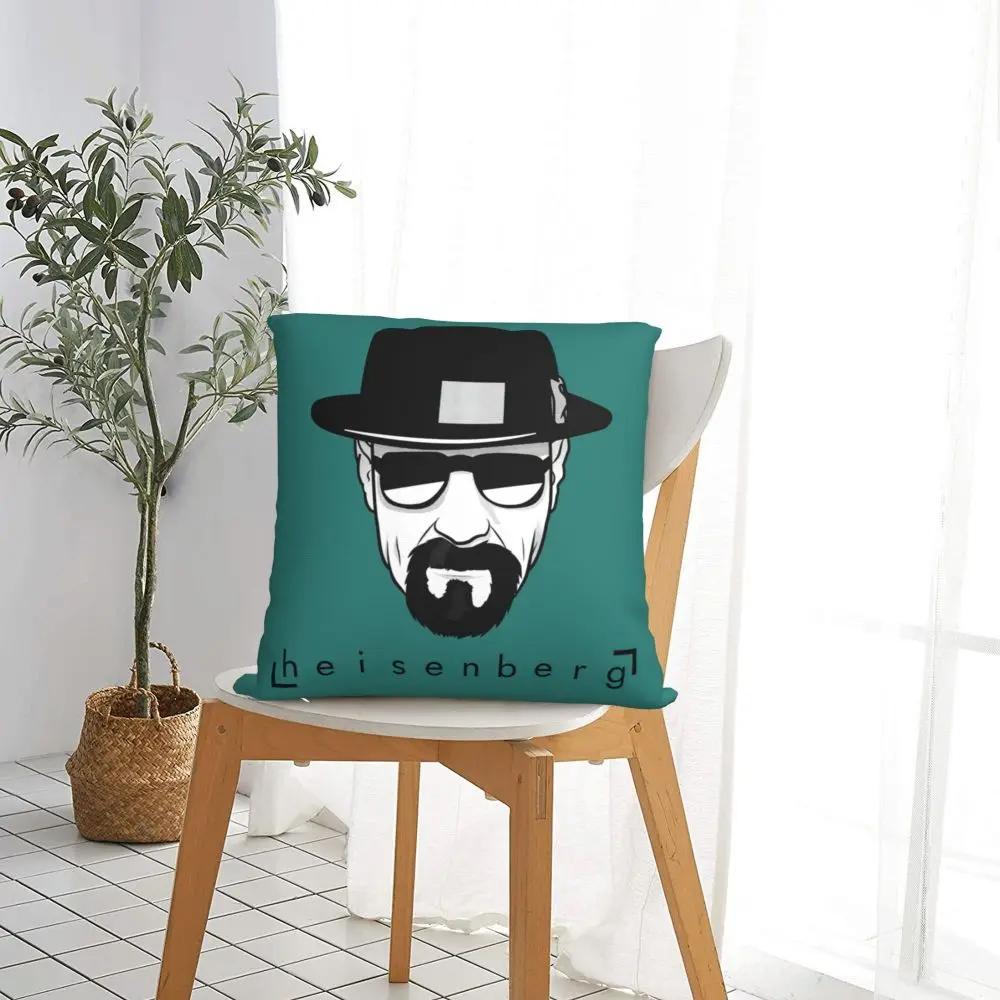 Breaking Bad Hat Tv Series Heisenberg Pillowcase Printing Polyester Cushion Cover Decorative Pillow Case Cover Sofa