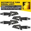 4PC Turn Signals Amber Lights For Motorcycle Cruiser with 10mm Mounting Bolt EOA
