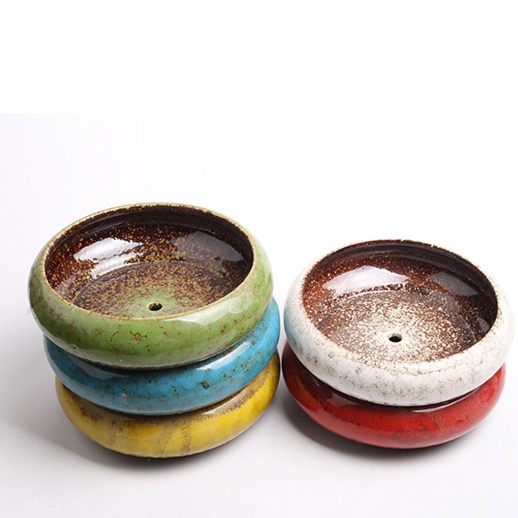 Ceramics Large Round Juicy Planter Bowl Flowers Herbs And Vegetables Flower Plant Container For Home