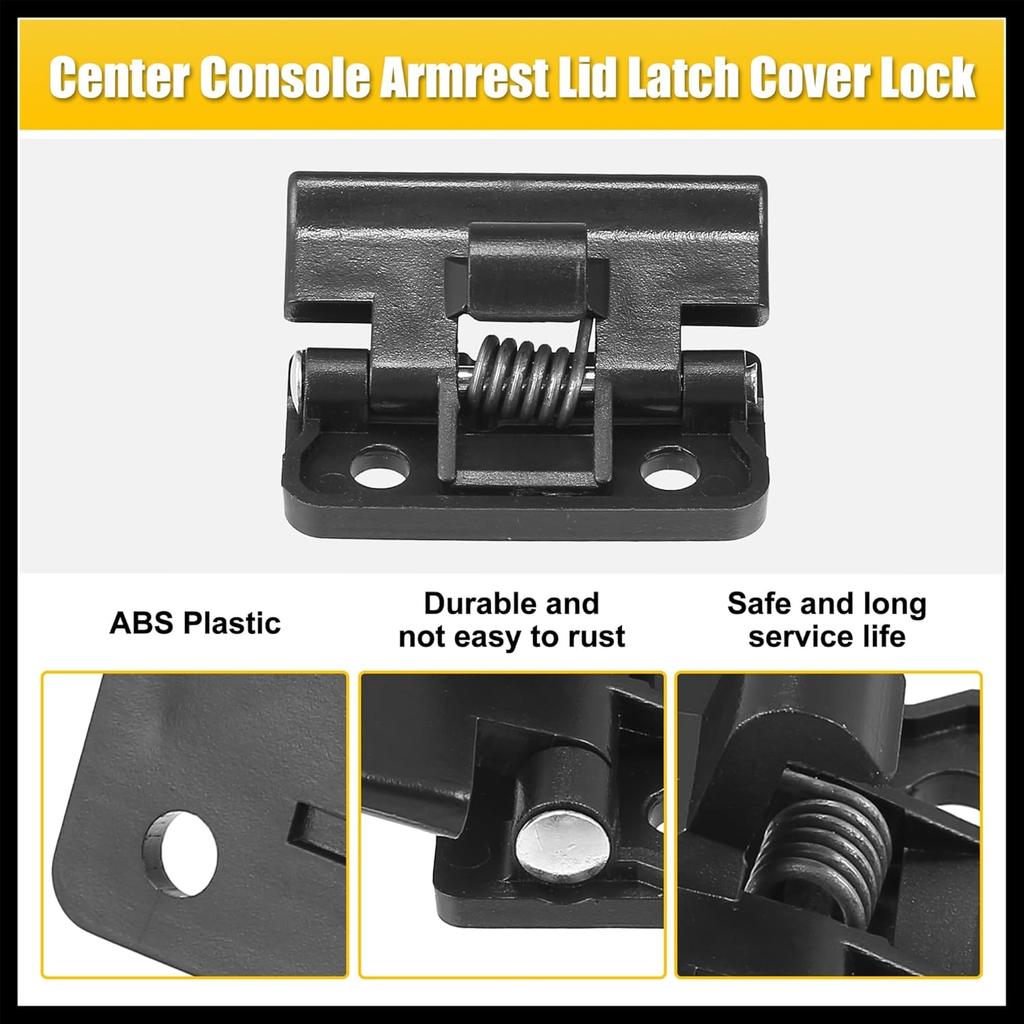 Center Console Lid Latch for Toyota RAV4 4Runner Camry Corolla Avalon Prius Armrest Lid Latch Cover 58908-12080 58908-32020 Middle Console Latch Door