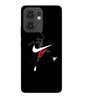 Maniacase Case For Oppo Reno 13F Nike Jordan Logo Black Background