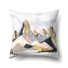 Polyester Pillowcase Automobile Decoration Mountain Home Print Pillowcase Waist Cushion Cover Bedside Cushion Cover Bedside Cushion Cover