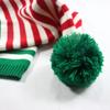 Santa Claus Christmas Knitted Hat Green Red Santa Beanie Hat Leisure   Christmas