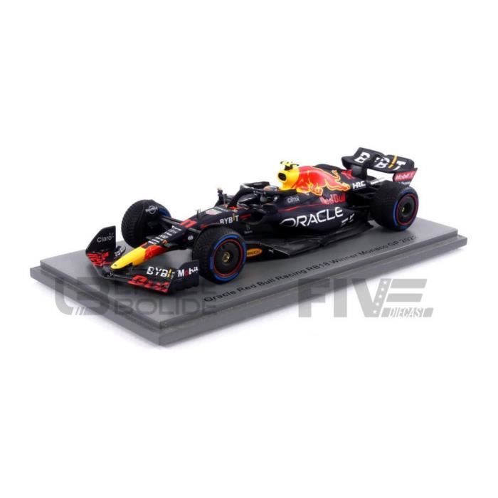 Voiture Miniature de Collection - SPARK 1/43 - RED BULL RB18 - Winner GP Monaco 2022 - Blue / Red / Yellow - S8533