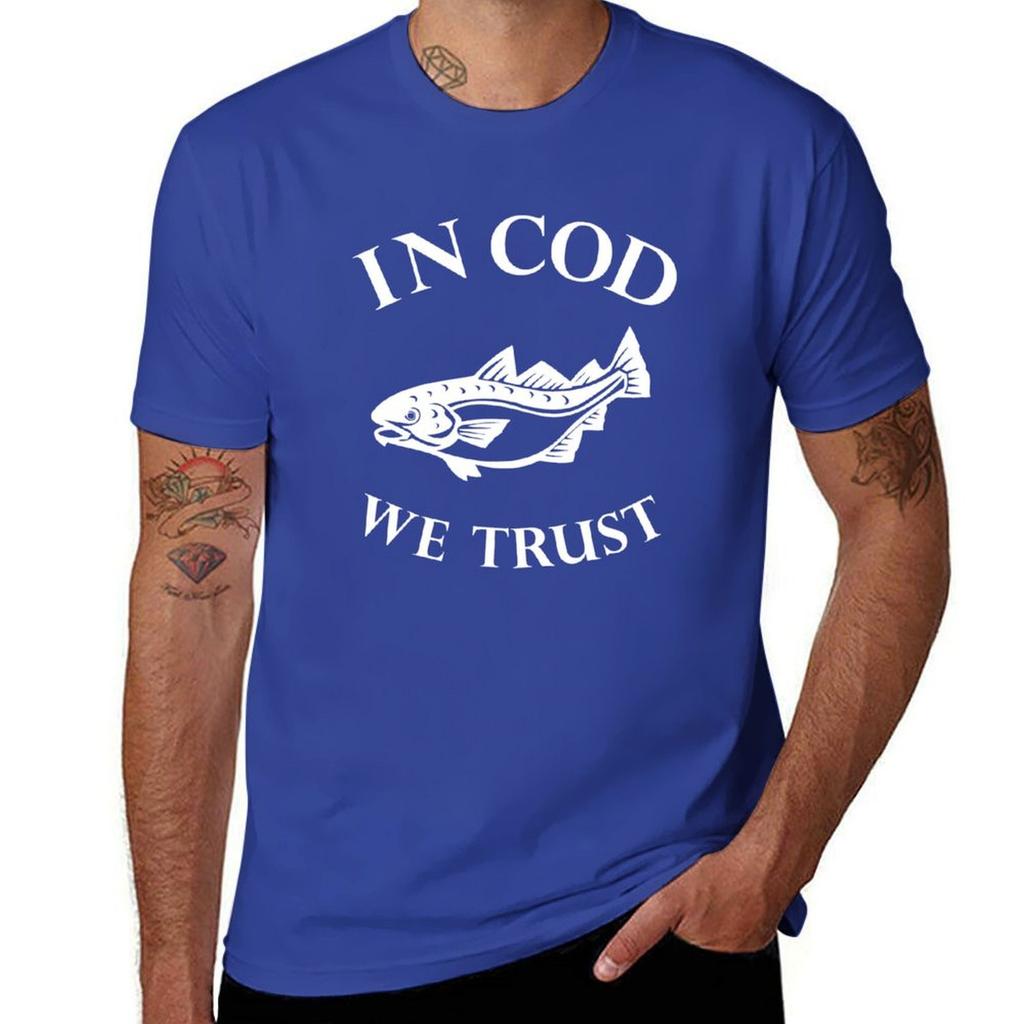 In Cod We Trust Tshirt Vintage Graphics Sublime Unisexs Tshirt