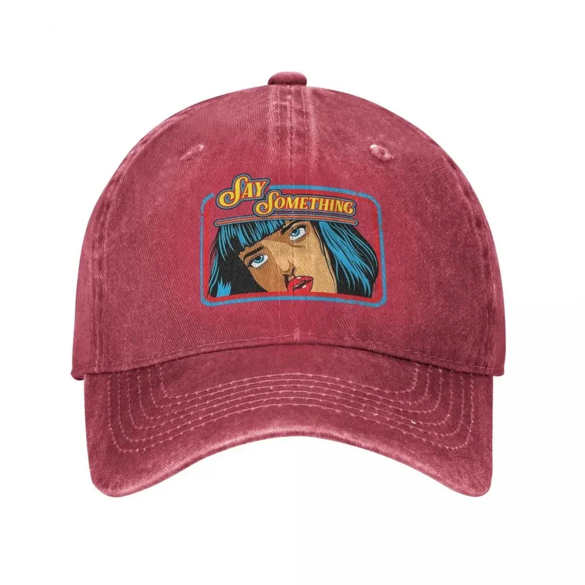 Pulp Fiction Movie Mia Wallace Baseball Cap Vintage Distressed Denim Sun Cap Unisex Style Outdoor Summer Caps Hat One Size