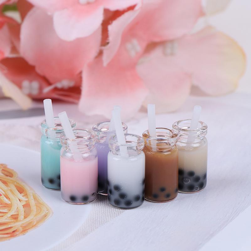 3 Stück 1:12 Puppenhaus Miniatur Milchteetassen Mini Spielzeug Puppenhaus Dekoration