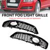 Honeycomb Bumper Front Fog Light Grill Grille Cover 8P0807682D 8P0807681D Fit A3 8P 2009-2013