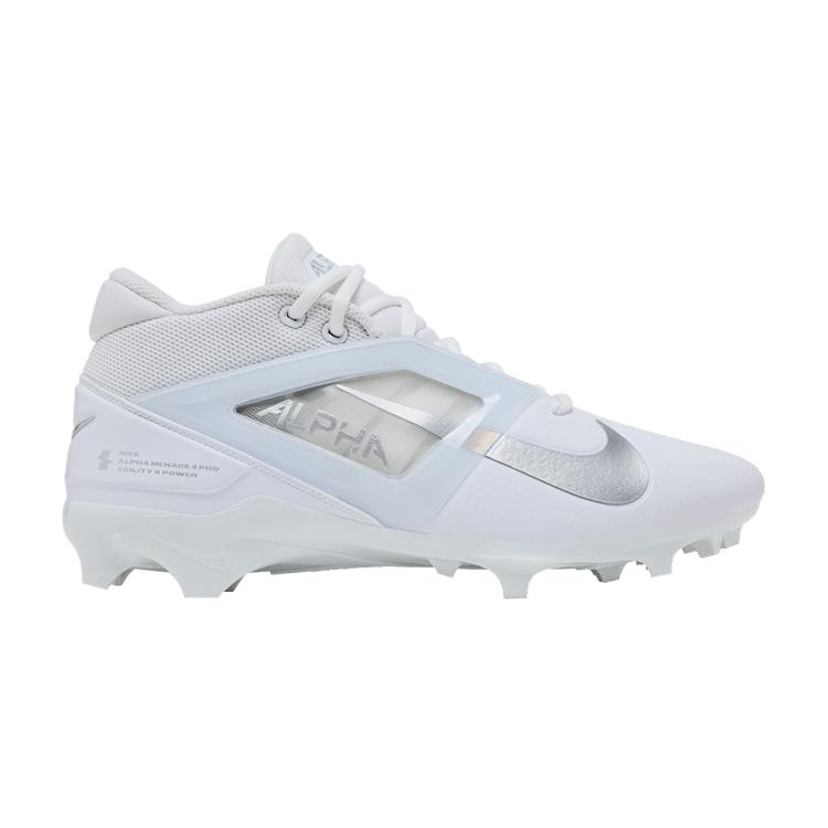Nike Alpha Menace 4 Pro White Metallic Silver 42.5
