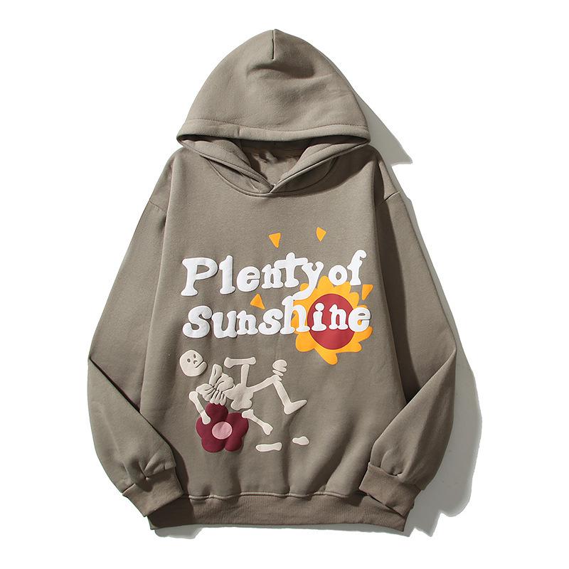 American Trendy BROKEN PLANET MARKET Fleece-lined Hoodie for Men & Women - Autumn/Winter Collection