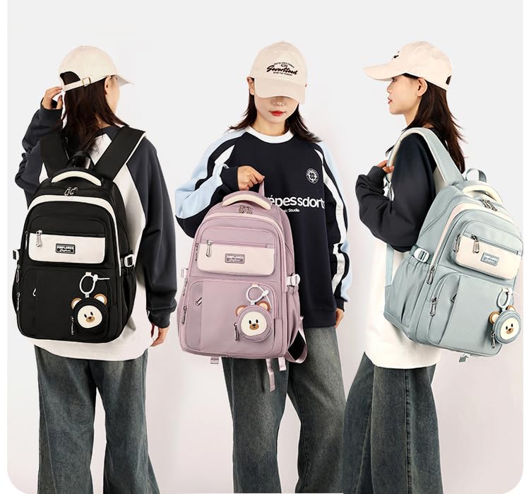 Korean Large for High School Elementary School Junior High School Lightweight Casual Outdoor [ZESU] Backpack, Capacity, School, Students, Women,