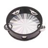 6/8/10 Inch Wooden Radiant Tambourine Handbell Hand Drum With Double Row Jingle Musical Educational Instrument