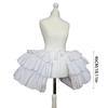 Elastic Waist Ruffled Skirt Support Girls Cosplay Violence Petticoat Wedding Dress Underskirt for Bride Photography